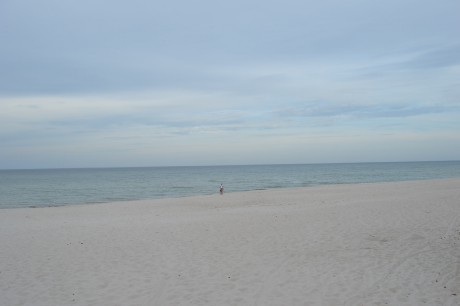 Pláž na polostrove Hel